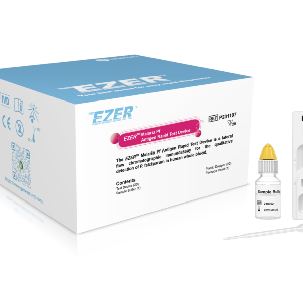 Malaria Pf Antigen Rapid Test – EZER™ Diagnostic Kit